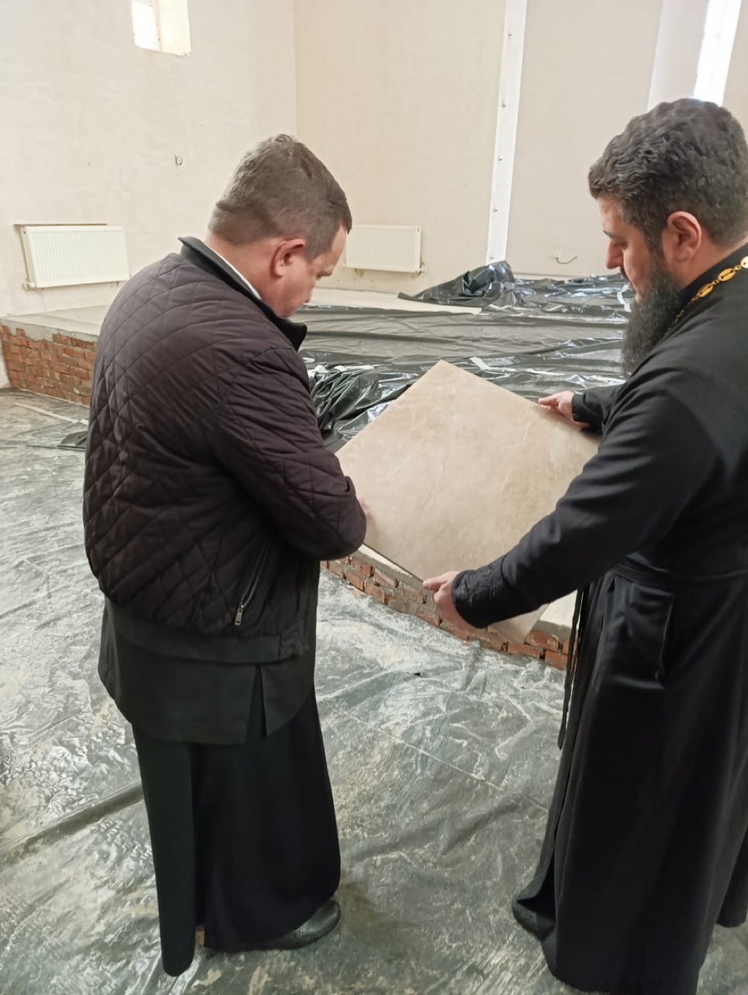 Ход строительных работ Покровского храма