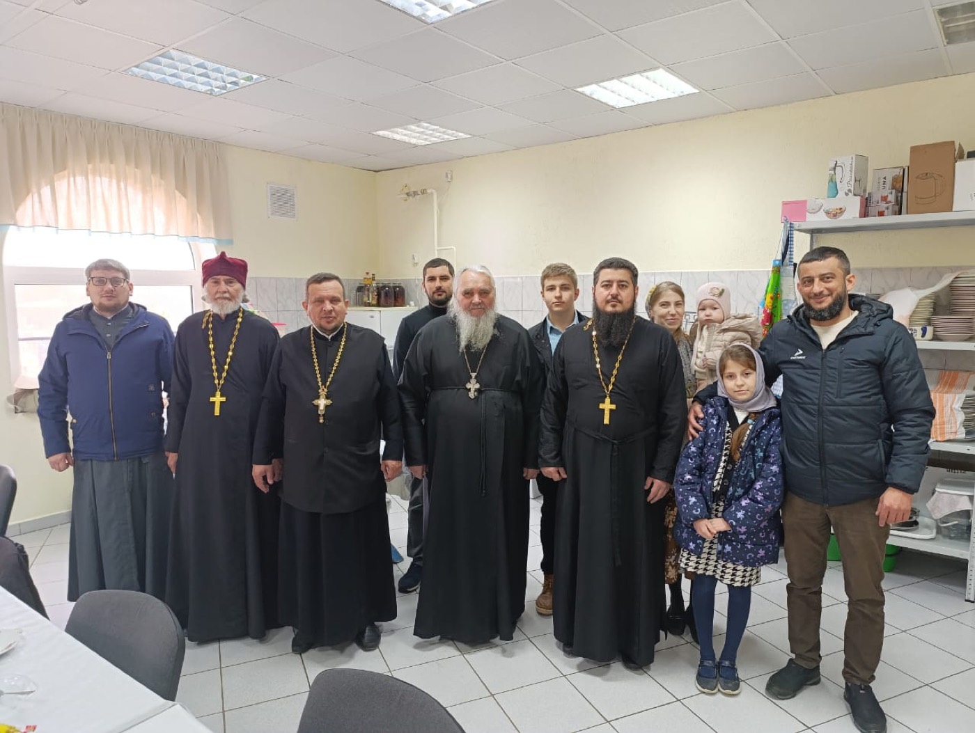 Литургия Преждеосвящённых Даров в храме села Старомарьевка