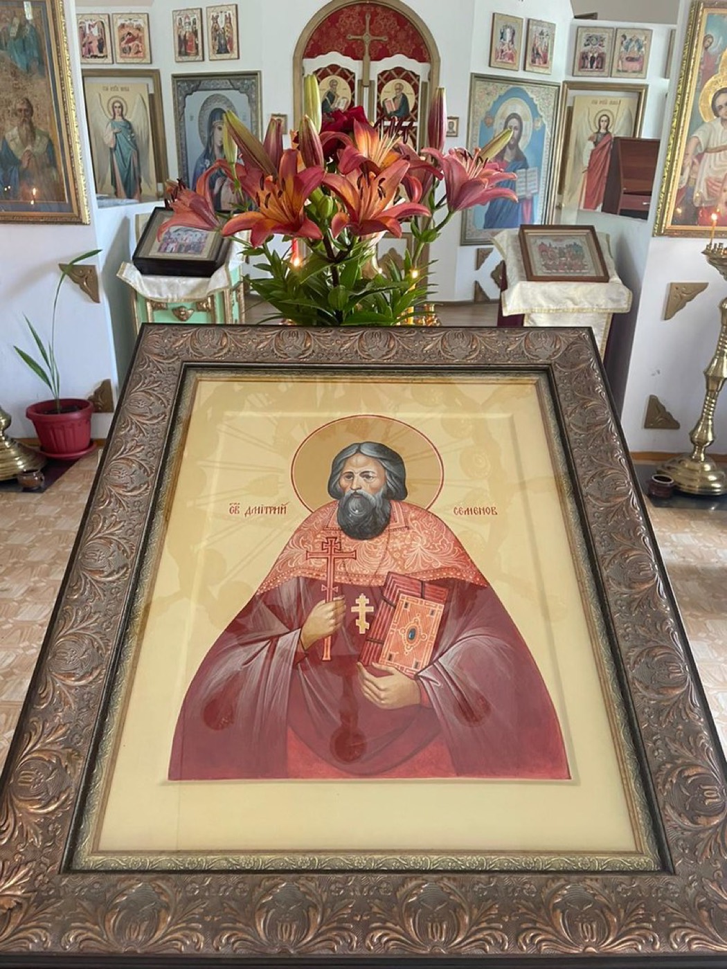 Божественная литургия в храме села Бешпагир